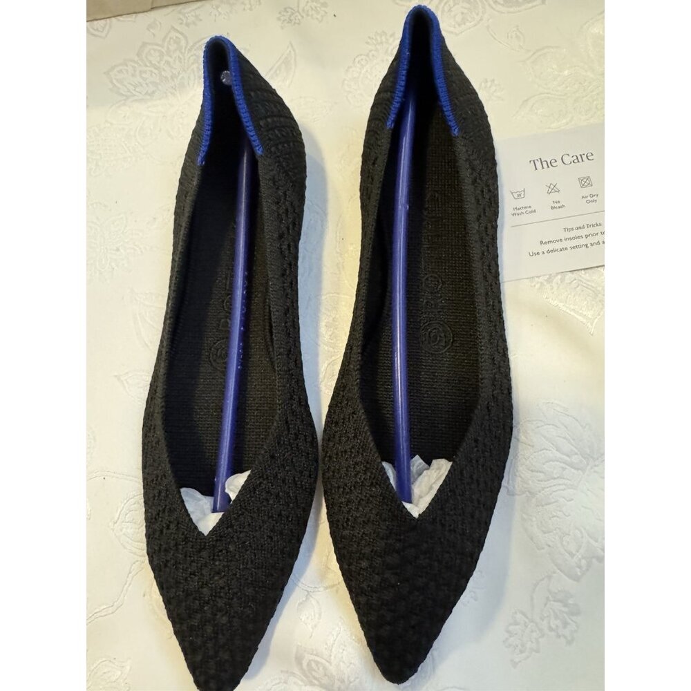 Rothys Flats Womens 9 The Point Honeycomb Slip On Shoes Classic Comfy $155 - Picture 2 of 11
